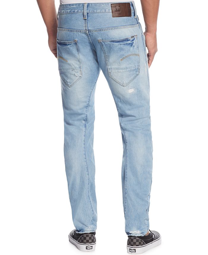 G-Star Raw Arc 3D Slim-Fit Ripped & Destroyed Jeans & Reviews - Jeans ...