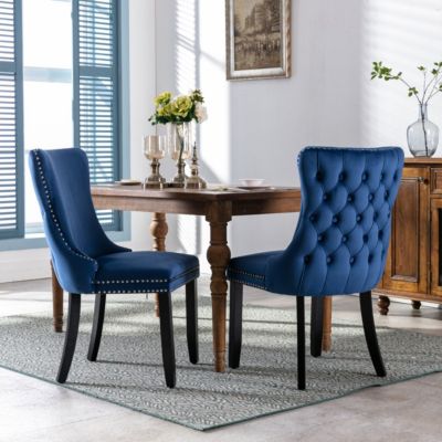 Upholstered Dining Chairs, Set of 2