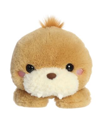 Small Wully Walrus Too Cute Playful Plush Toy Brown 9.5"
