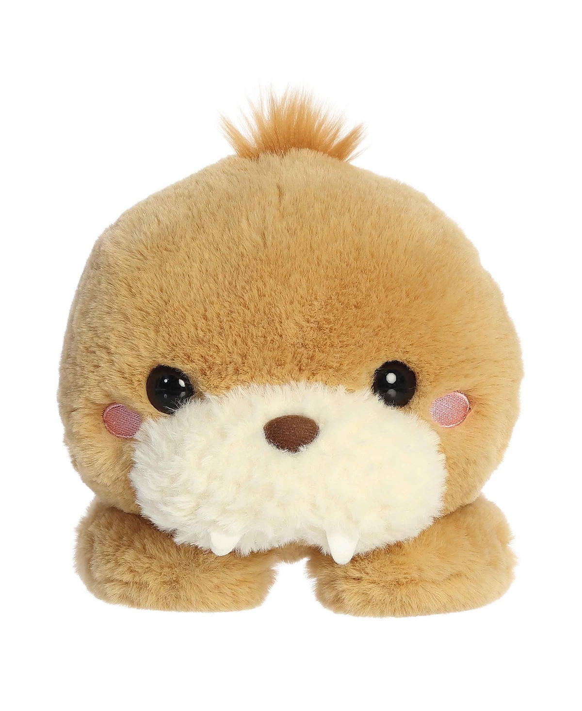 Aurora Small Wully Walrus Too Cute Playful Plush Toy Brown 9.5"