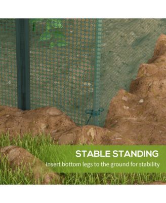 Walk-in Plant Cage with Steel Frame for Garden Protection from Animals