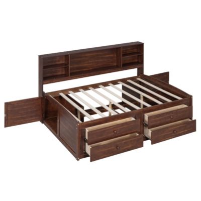 Wooden Captain's Bed with Storage