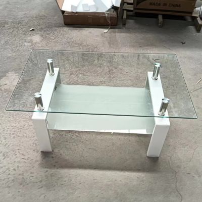 Streamdale Clear Glass Coffee Table