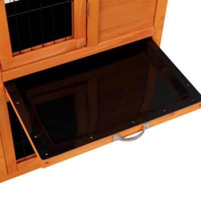 Streamdale Detachable Rabbit Hutch with Tray and Casters