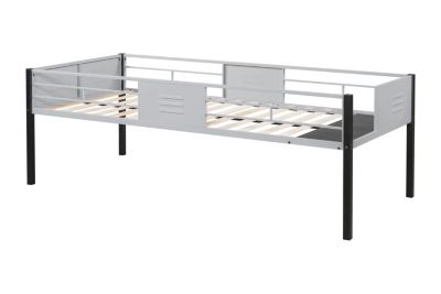  3-in-1 Bunk Bed Sturdy Metal Frame, Wood Slats