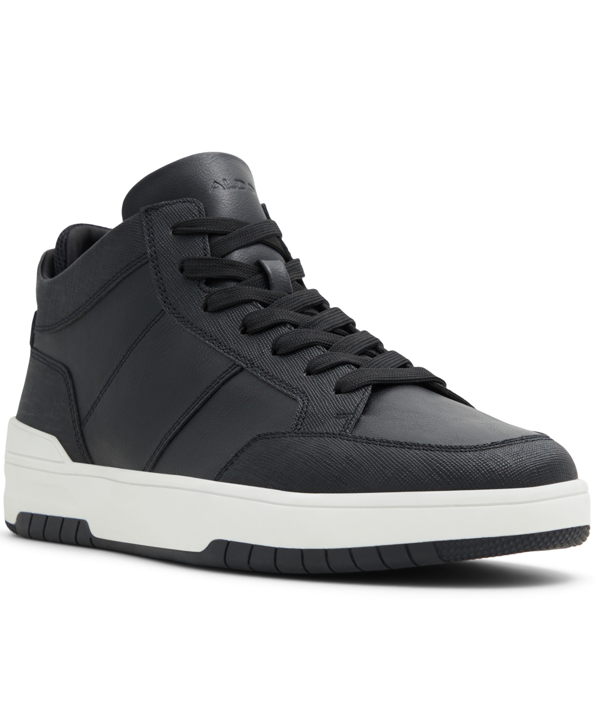 Shop Aldo Men's Victor Synthetic High Top Sneaker In Black