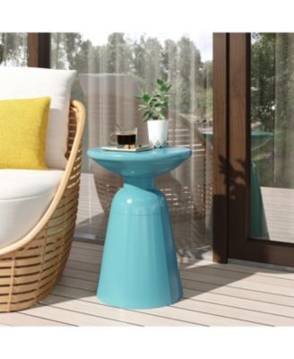 Streamdale Chic Circular Side Table with Pedestal Base