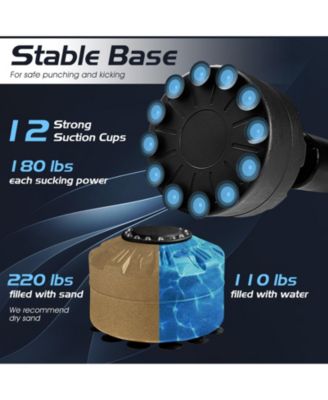 70 Inch Freestanding Punching Boxing Bag with 12 Suction Cup Base