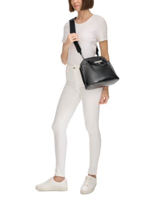 Becky Convertible Turnlock Dome Satchel