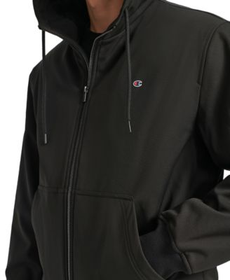 Men's Sport Shell Hooded Zipper Jacket 