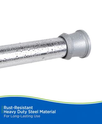 Twist Fit™ No Tools Shower Curtain Rod, 42-72"