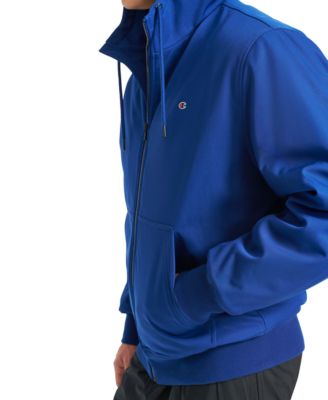 Men's Sport Shell Hooded Zipper Jacket 
