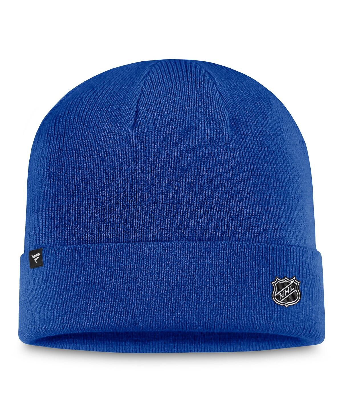 Fanatics Men's Royal Buffalo Sabres Authentic Pro Cuffed Knit Hat In Royal