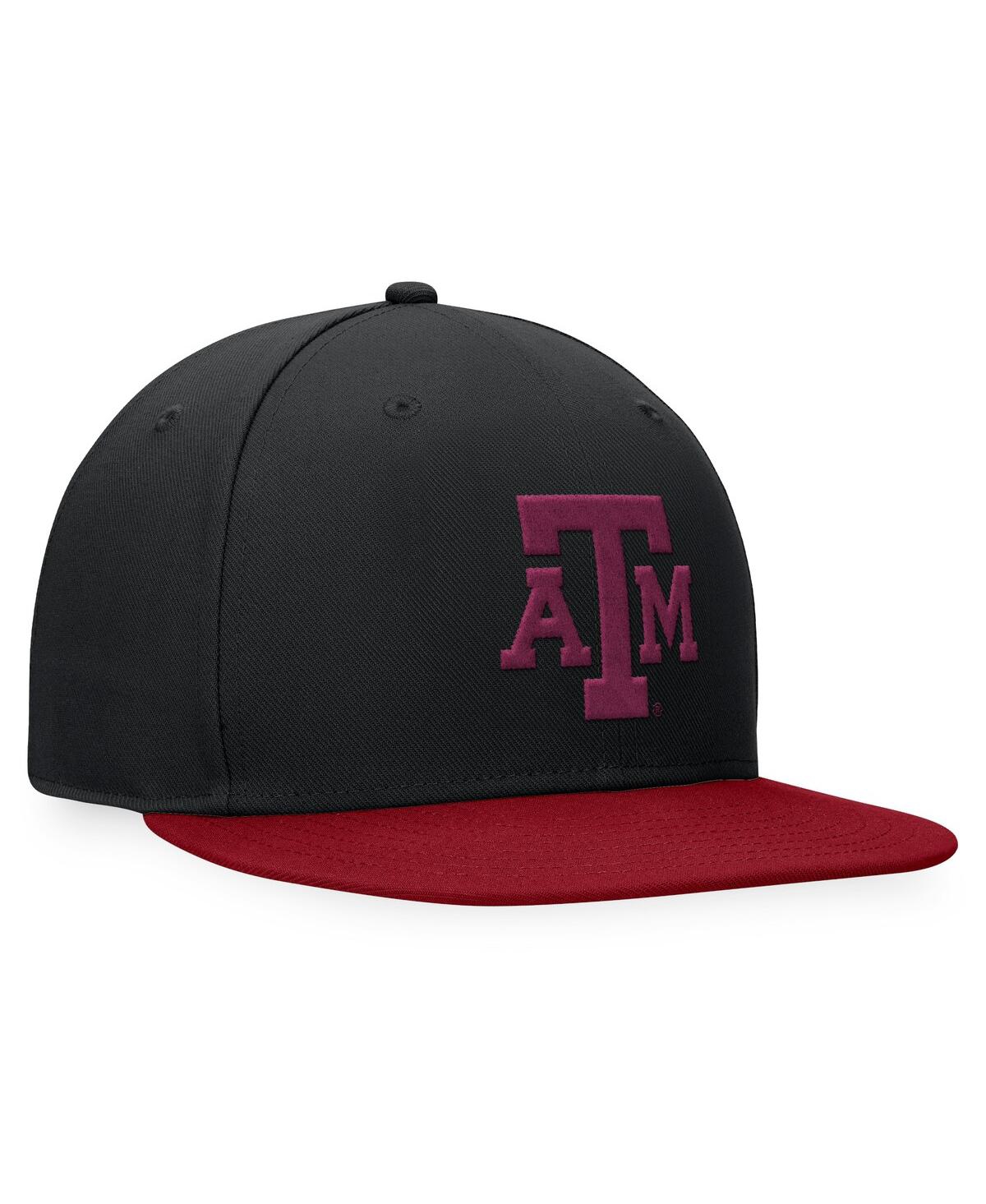 Top of the World Men'sTexas A&M Aggies Fitted Hat - Black