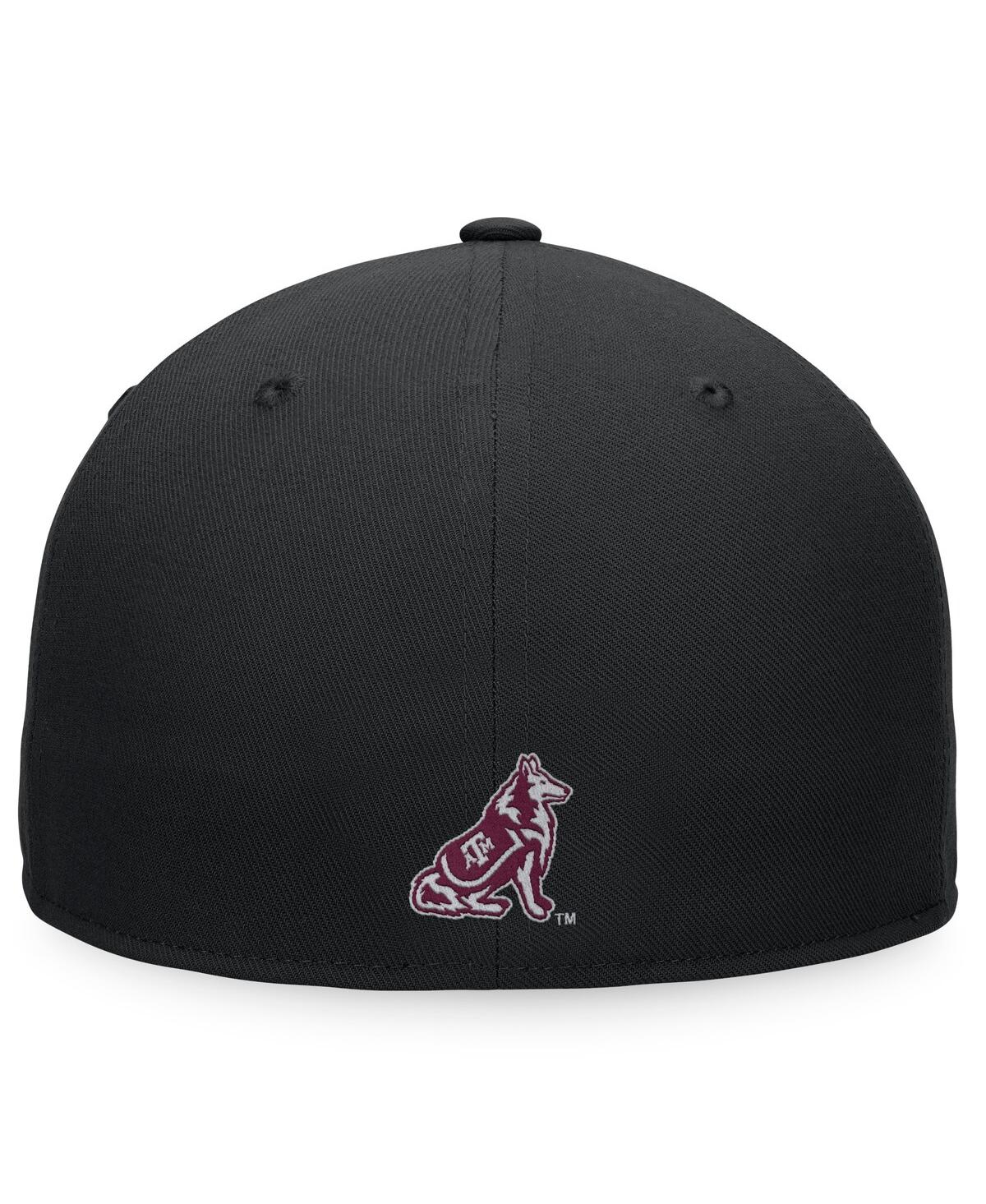 Top of the World Men'sTexas A&M Aggies Fitted Hat - Black