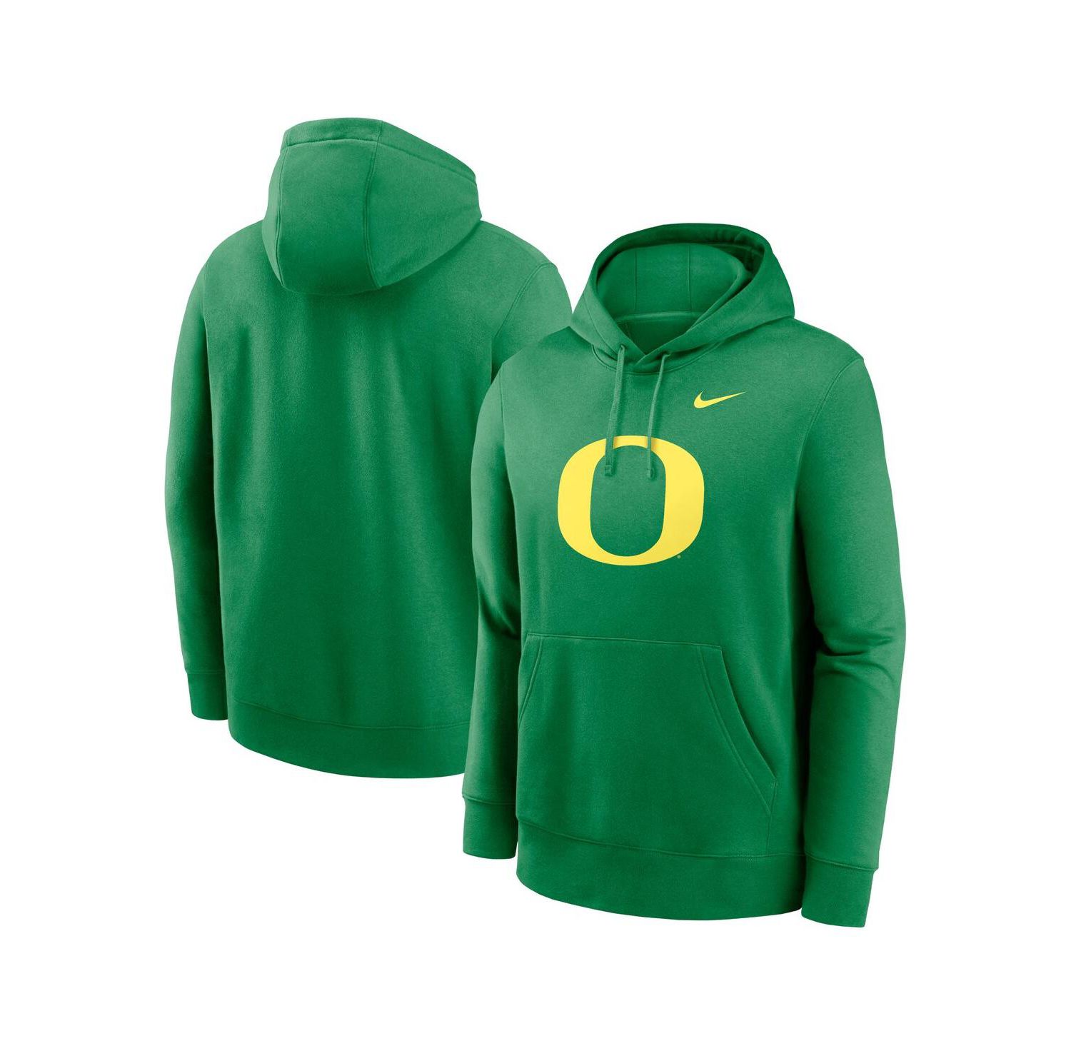 Men's Oregon Ducks Primetime Evergreen Club Fleece Pullover Hoodie