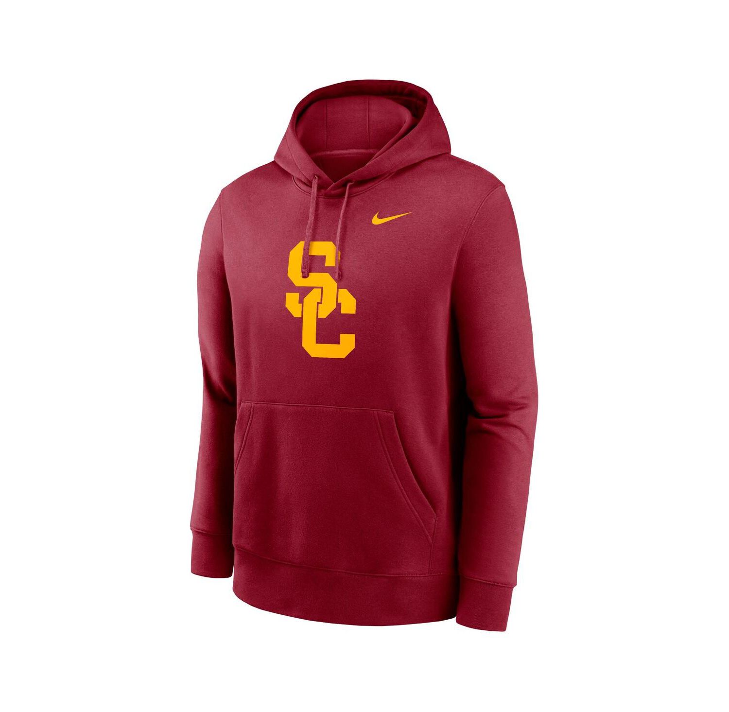 Men's Crimson USC Trojans Primetime Evergreen Club Fleece Pullover Hoodie