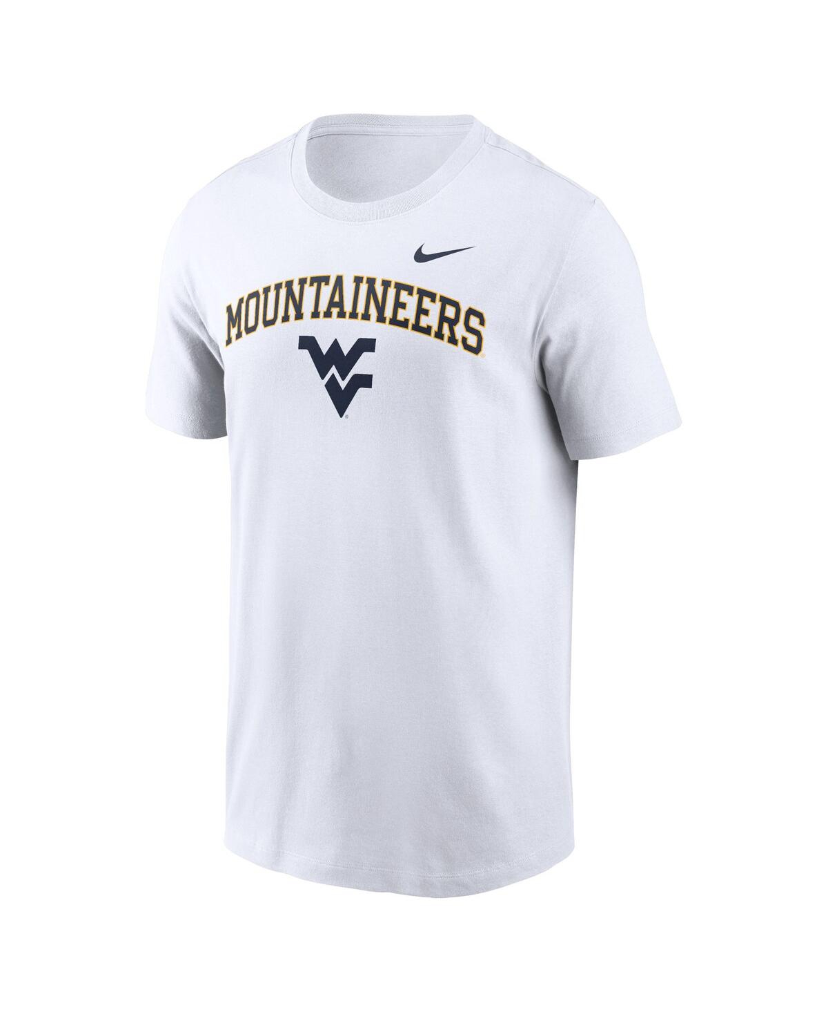 Nike Men's White West Virginia Mountaineers Blitz 2-hit T-shirt In White