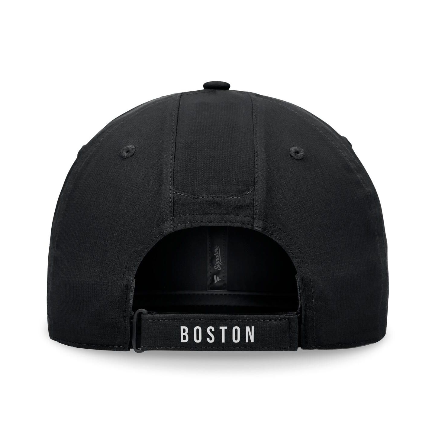 Мужская кепка Fanatics Signature Black Boston Bruins Front Office Ripstop Adjustable Hat — фото 3