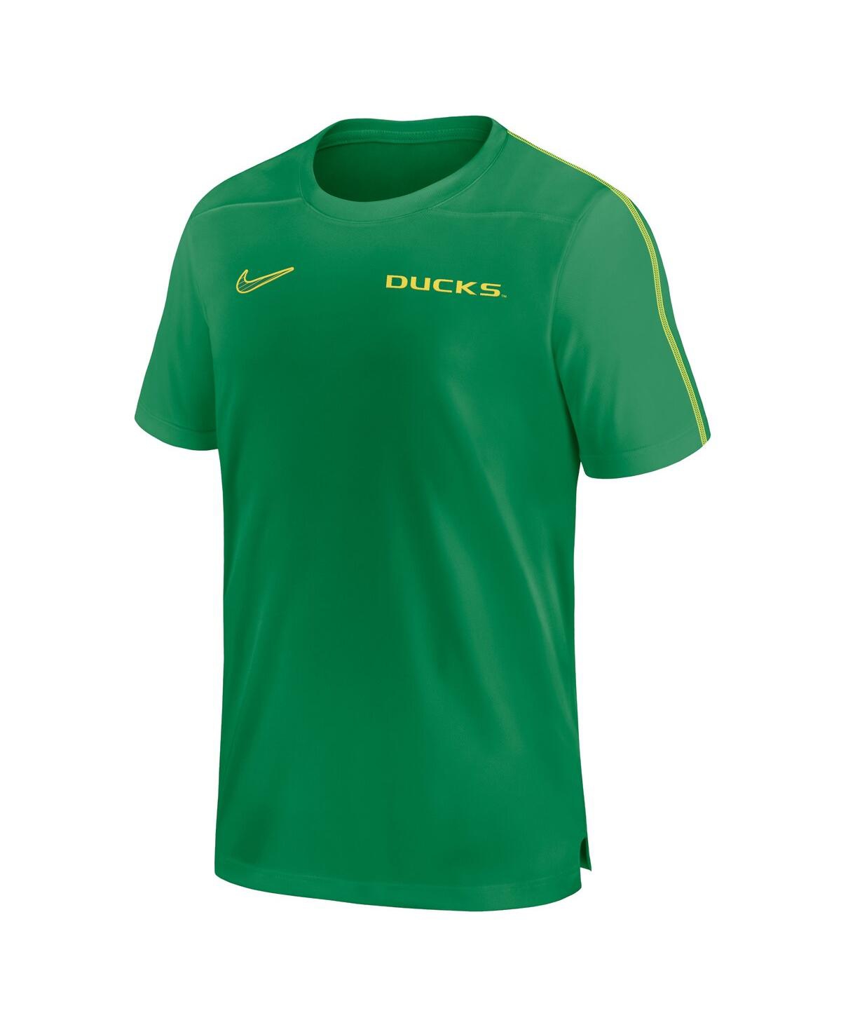 Nike Men's Oregon Ducks 2024 Sideline Coach Performance T-shirt - Yellow
