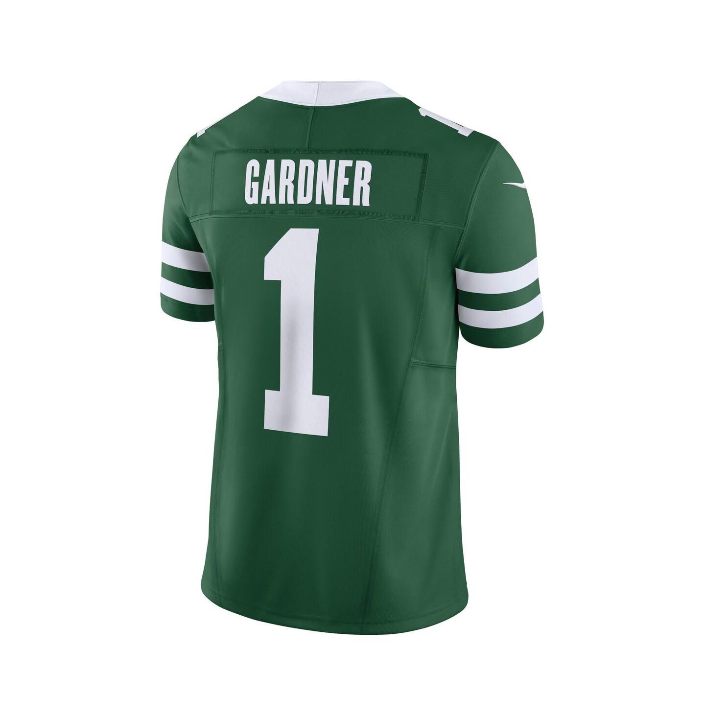 Мужской топ Nike Ahmad Sauce Gardner Legacy New York Jets Vapor F.U.S.E. Limited Jersey, цвет: Зелёный — фото 3