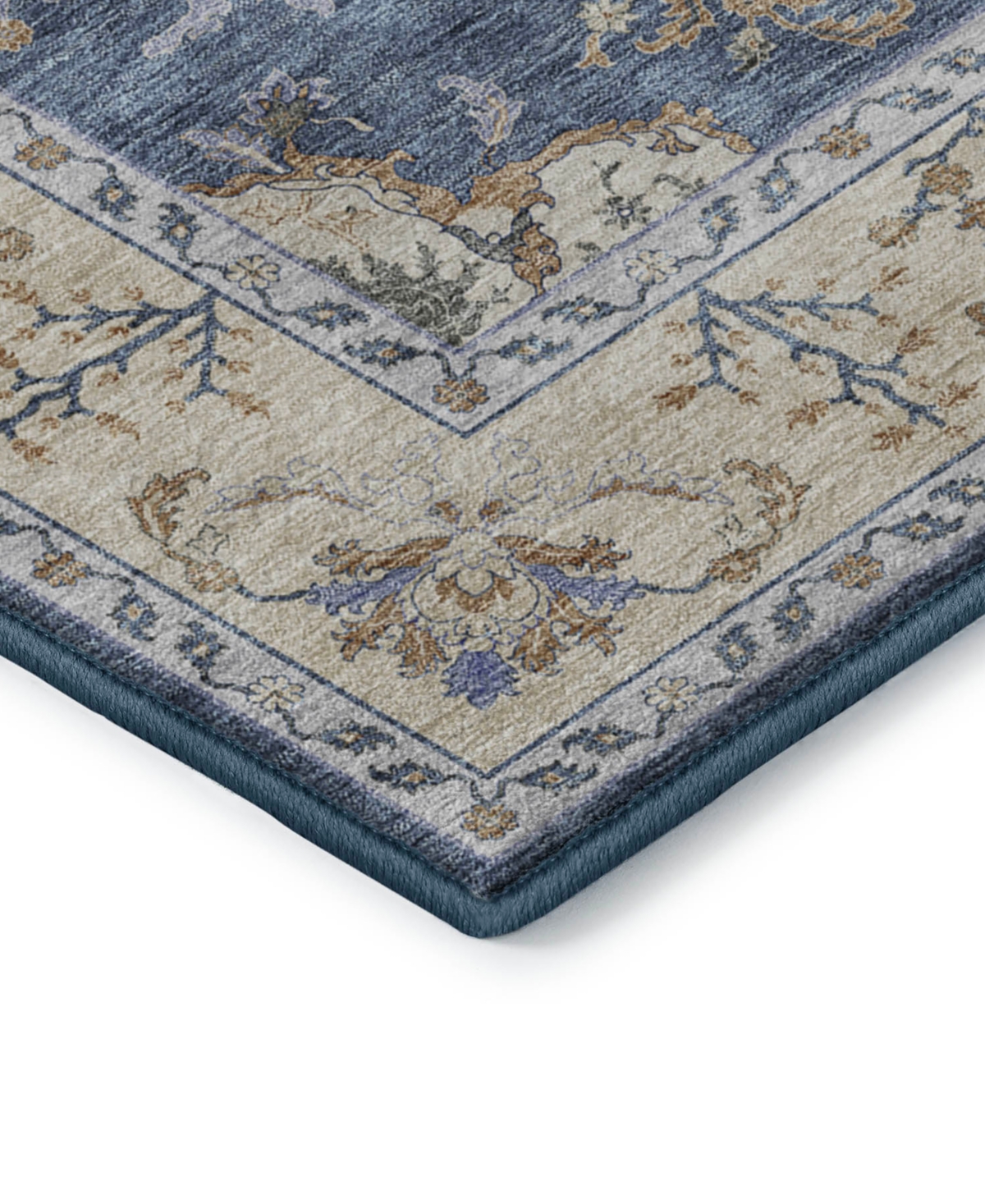 Dalyn Hatay Washable Hy9 9'x12' Area Rug In Blue