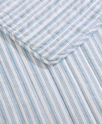 Coleridge Stripe Reversible 2 Piece Quilt Set, Twin