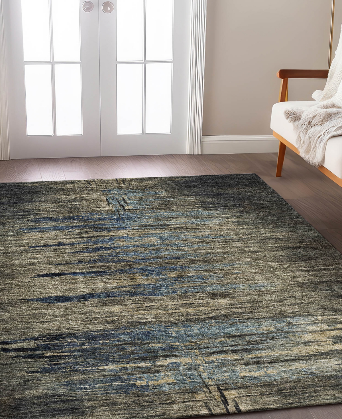 Dalyn Trevi Washable Tv14 10'x14' Area Rug In Coffee
