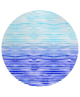 Seabreeze Washable SZ8 8'x8' Round Area Rug