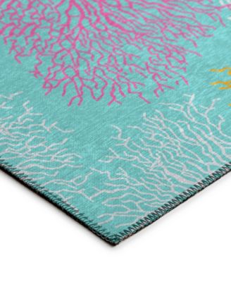 Seabreeze Washable SZ3 2'3x7'6 Runner Area Rug