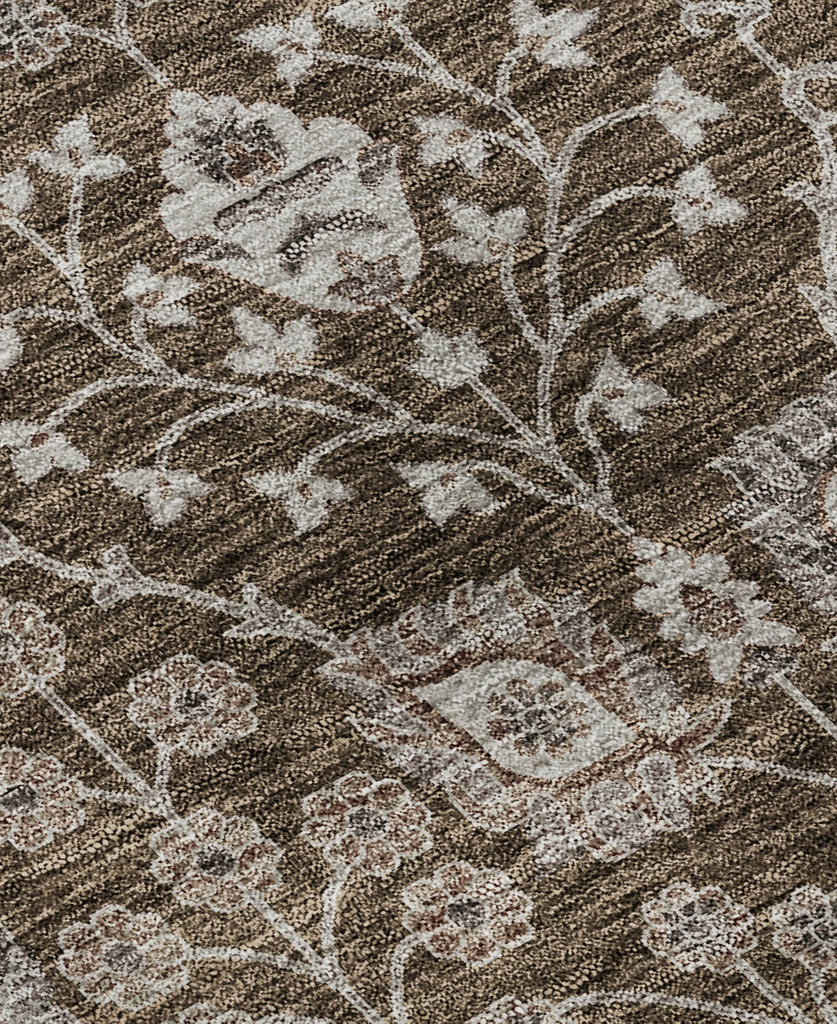 Dalyn Hatay Washable Hy8 5'x7'6"area Rug In Chocolate