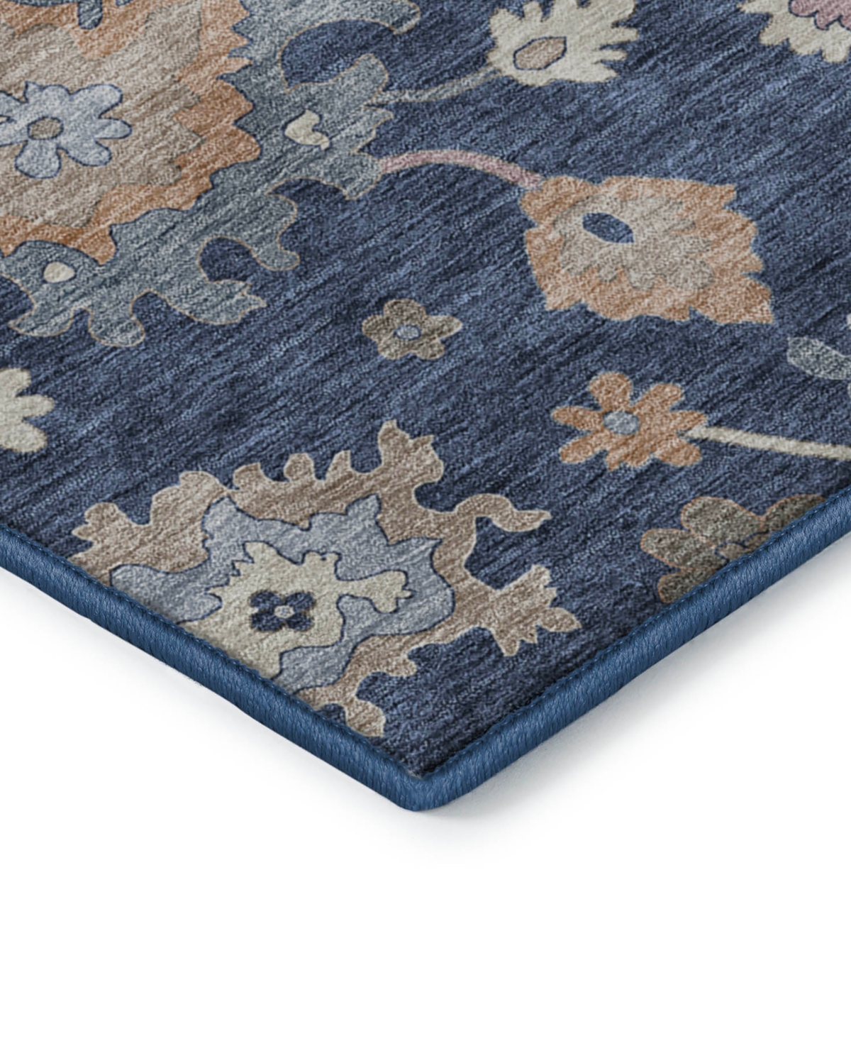 Dalyn Hatay Washable Hy4 8'x10' Area Rug In Navy