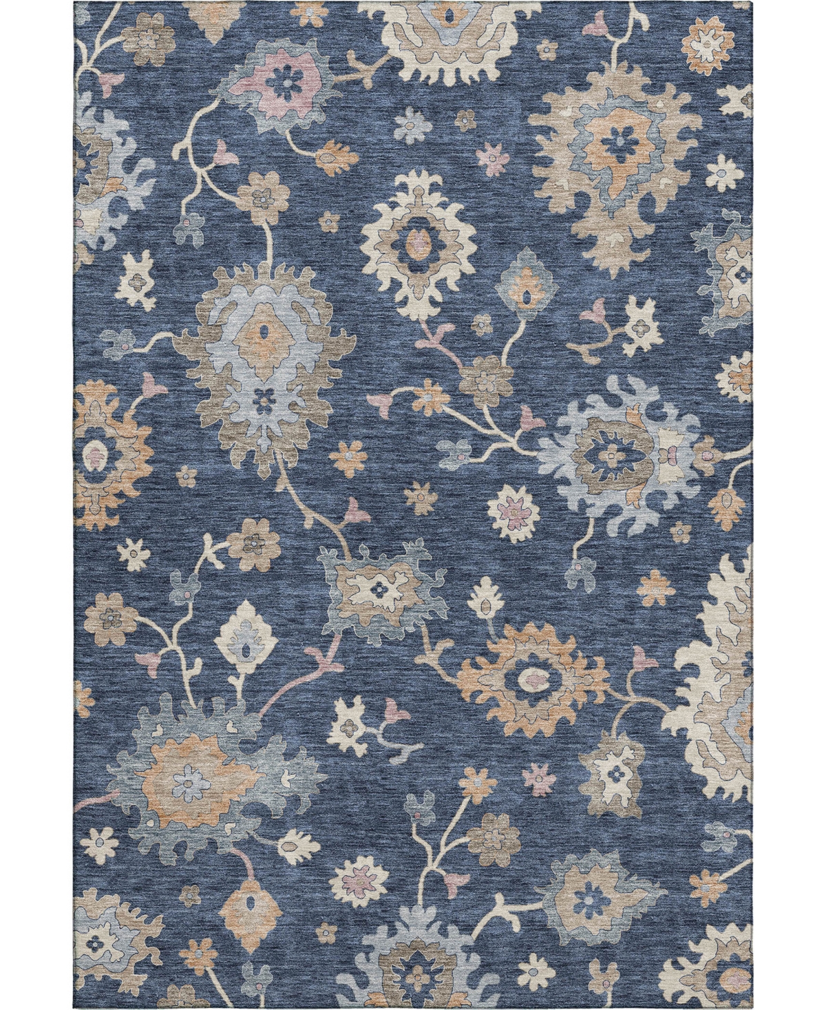 Dalyn Hatay Washable Hy4 10'x14' Area Rug In Navy