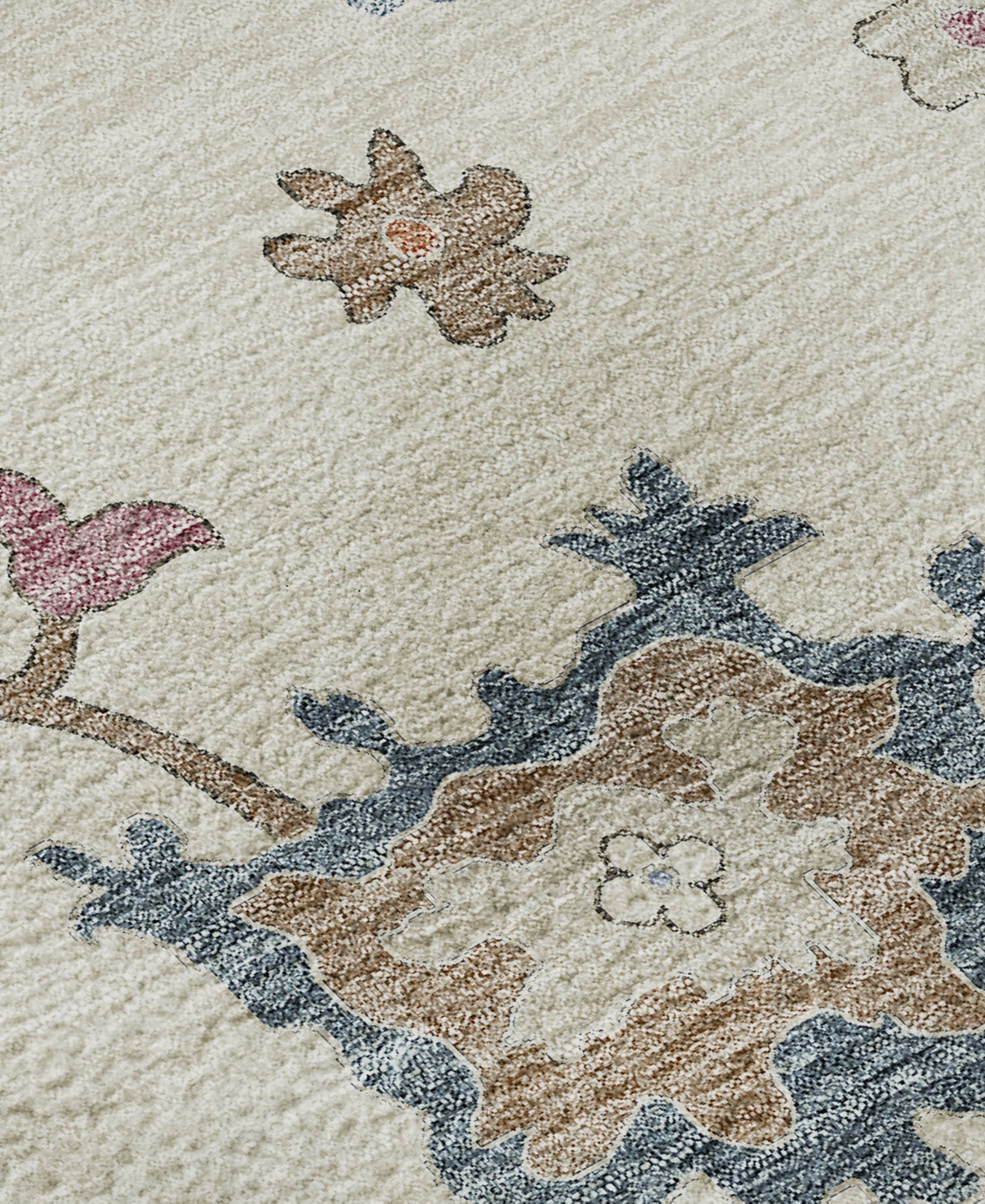 Dalyn Hatay Washable Hy4 2'3"x7'6" Runner Area Rug In Ivory