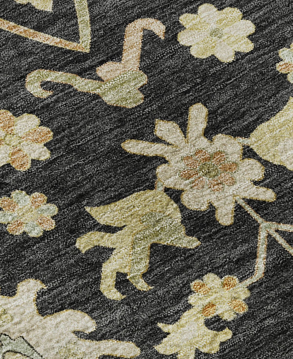 Dalyn Hatay Washable Hy2 3'x5' Area Rug In Black