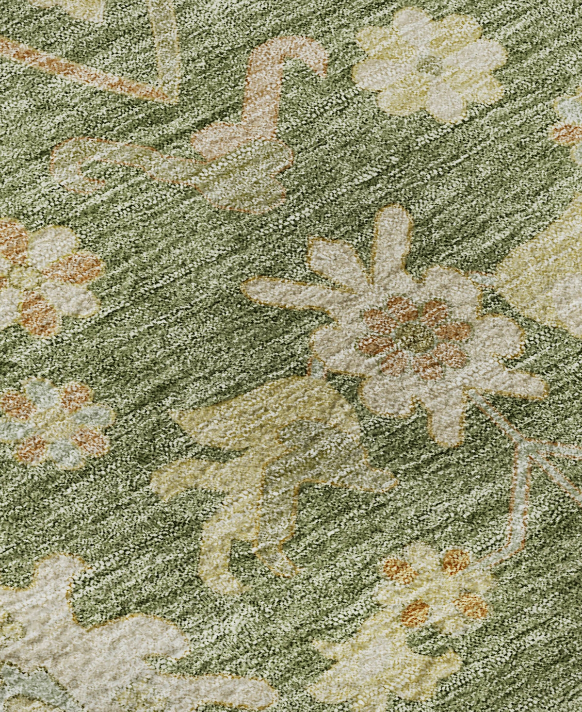 Dalyn Hatay Washable Hy2 2'3"x7'6" Runner Area Rug In Sage