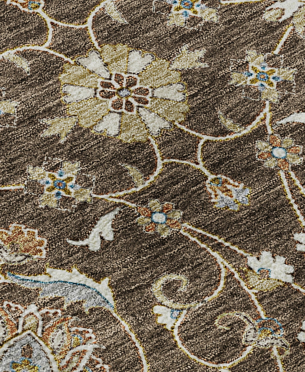 Dalyn Hatay Washable Hy1 9'x12' Area Rug In Chocolate