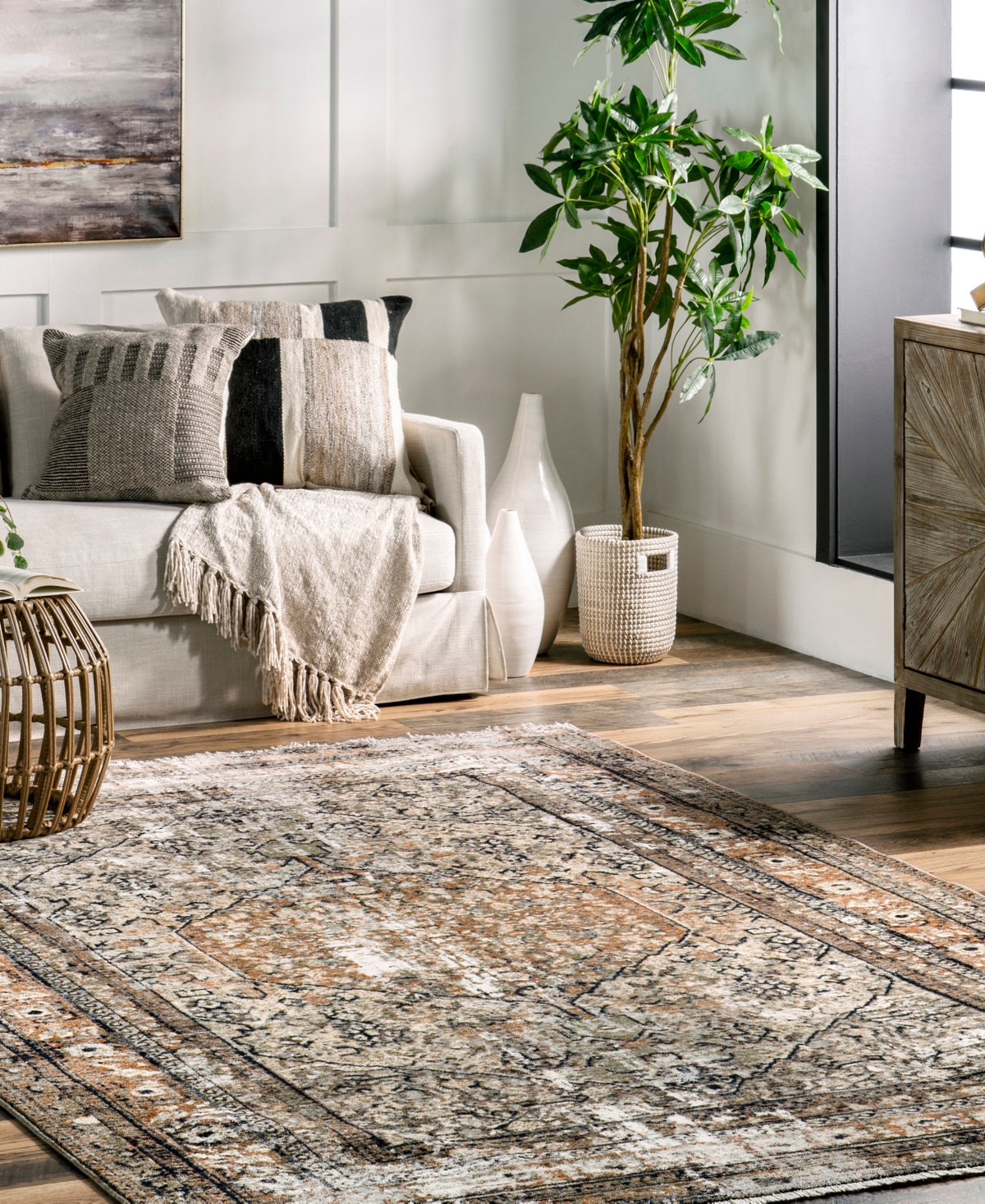 Nuloom Maison Charvi 5'3"x7'7" Area Rug In Beige