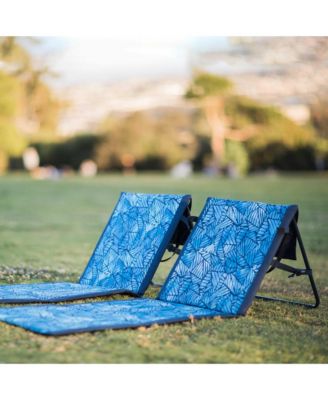 Lightspeed Outdoors Beach Loungers, Deep Navy Ombre, 2-Pack