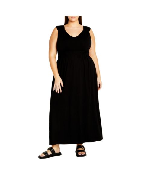 Женское платье CITY CHIC Lani Maxi, цвет: Чёрный