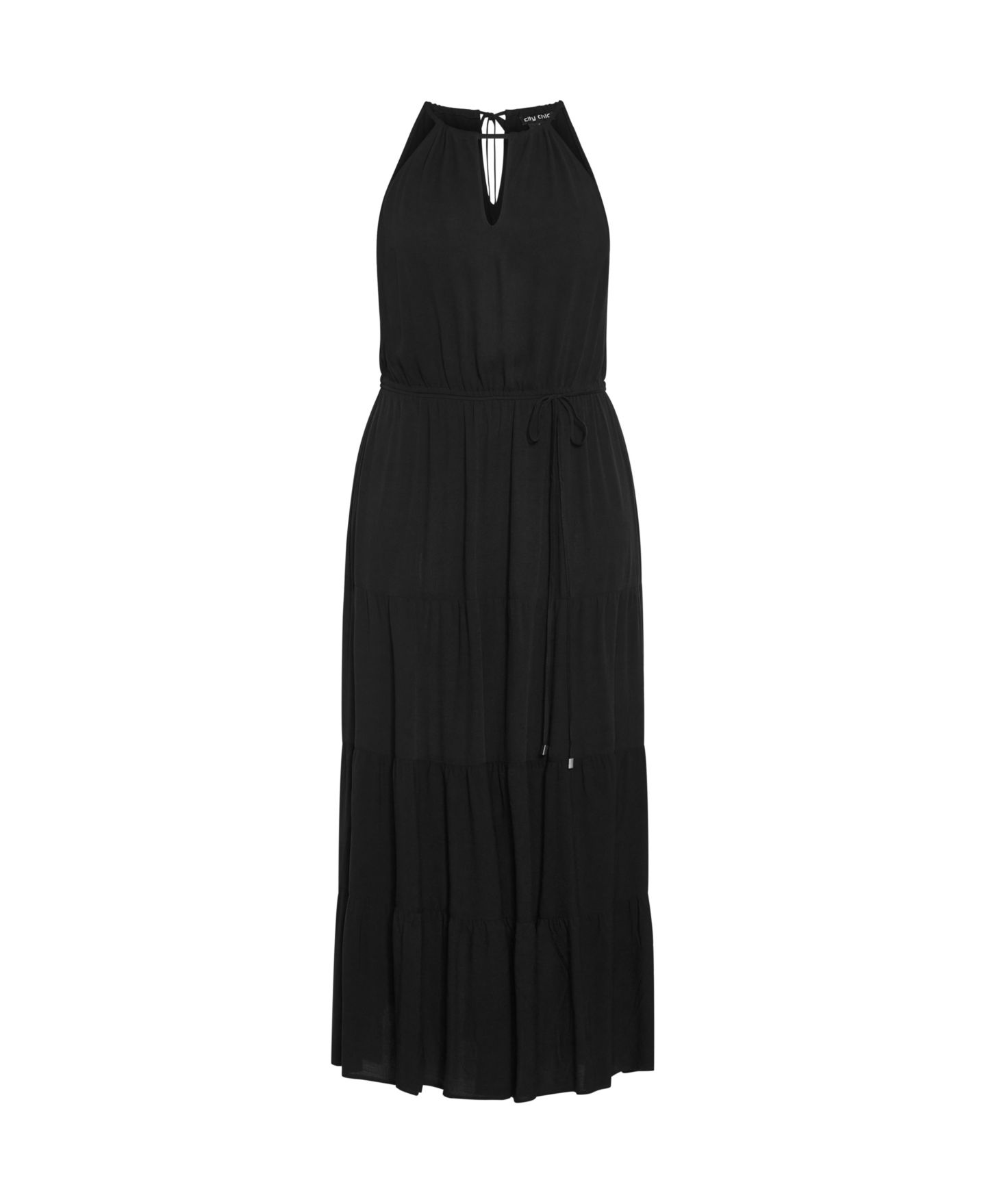 Женское платье CITY CHIC Stacey Halter Neck Maxi, цвет: Чёрный — фото 2