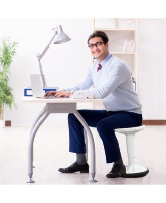 Adjustable Active Learning Stool Sitting Home Office Wobble Chair with Cushion Seat