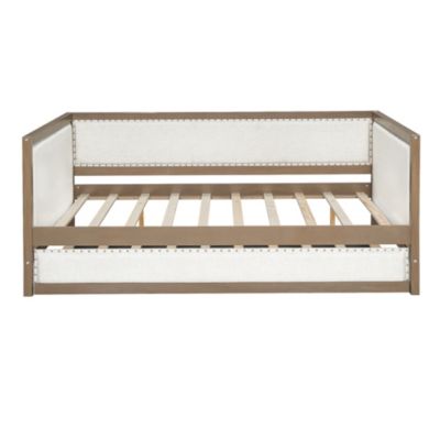 Streamdale Daybed with Trundle and Nailhead Accents