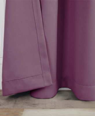 Solid Classic Modern Wrinkle Resistant Room Darkening 8-Piece Curtain Set with Grommet Header Top, 52" X 84"