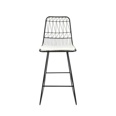 Streamdale Niez Outdoor Wire Counter Stools with Cushions (Set of 2)