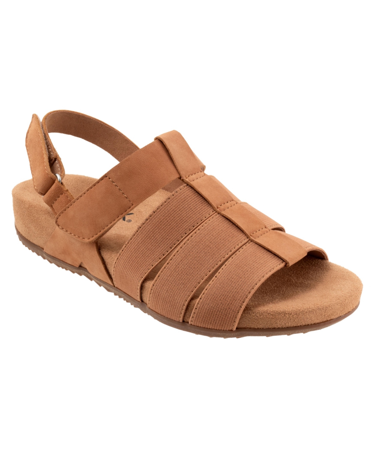 Softwalk Burnaby Sandals - Tan nubuck