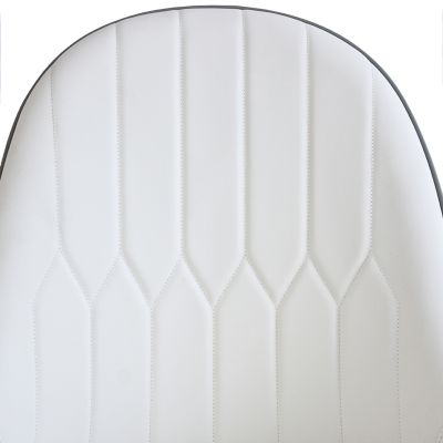 Modern Upholstered Dining Chair with Space-Saving Design