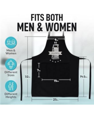 Funny Aprons for Men, Women & Couples 2-Pc.