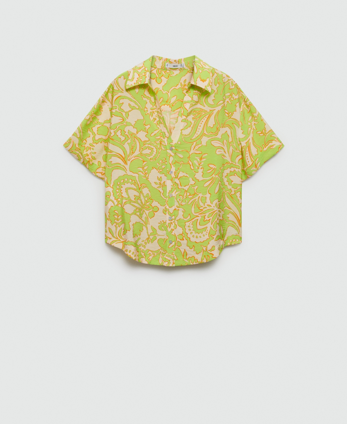 Mango Women's Printed Short-Sleeved Shirt