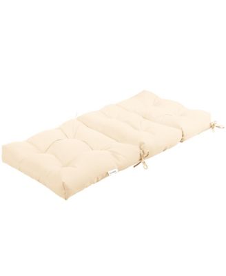 Indoor Outdoor Back Chair Cushion Tufted Pillow Patio Seating Pad  22'' (L) x 20'' (W) x 25.5'' (H).